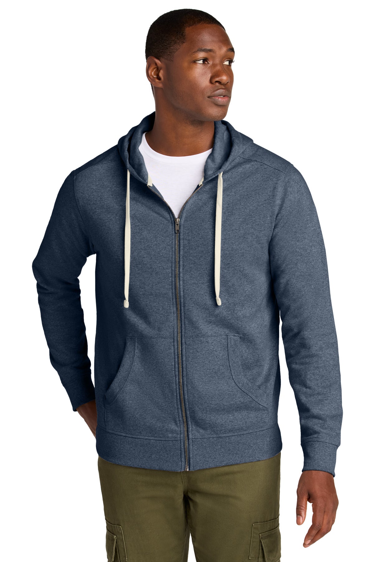 Heathered Navy