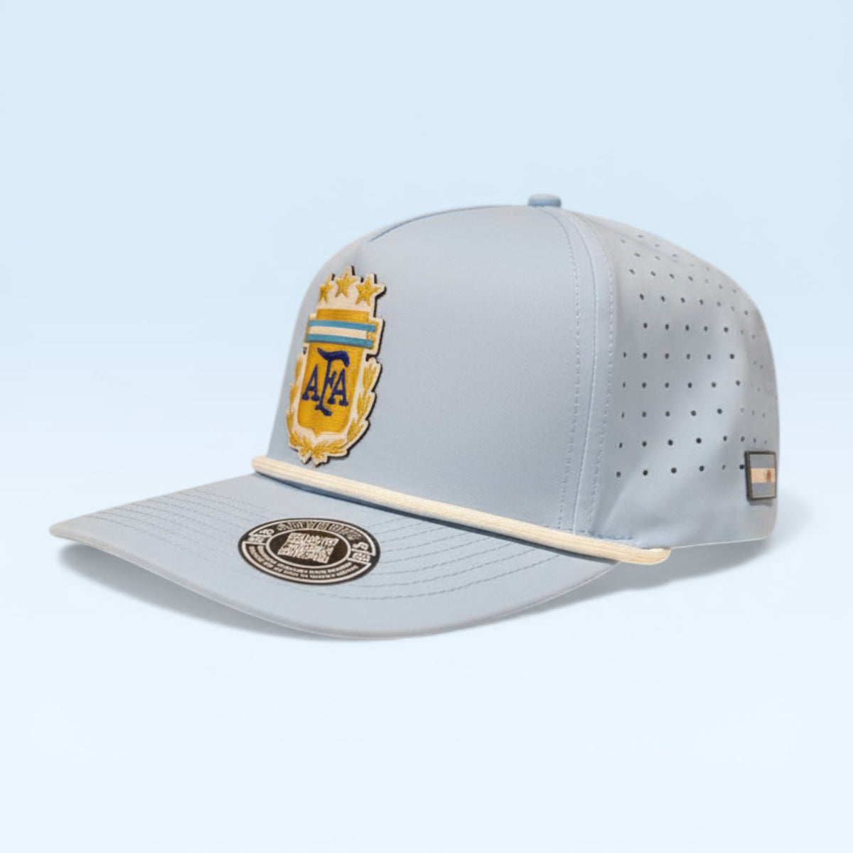 Argentina World Cup 2026 3D Logo + Flag Hat