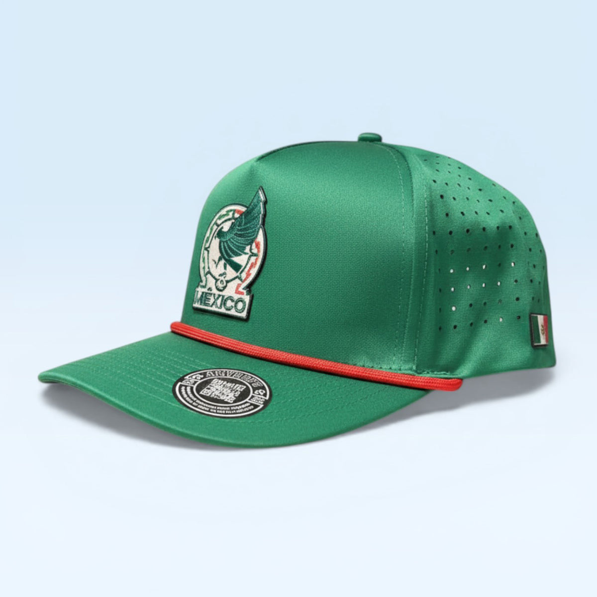 Mexico World Cup 2026 3D Logo + Flag Hat