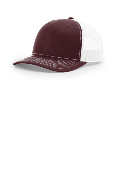 Maroon/ White