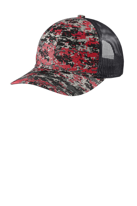 Flame Red Digi/ Grey Steel