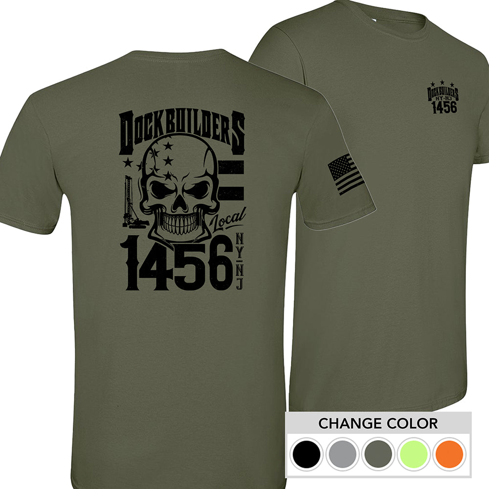 Dock Builders 1456 Skull T-Shirt (Copy)