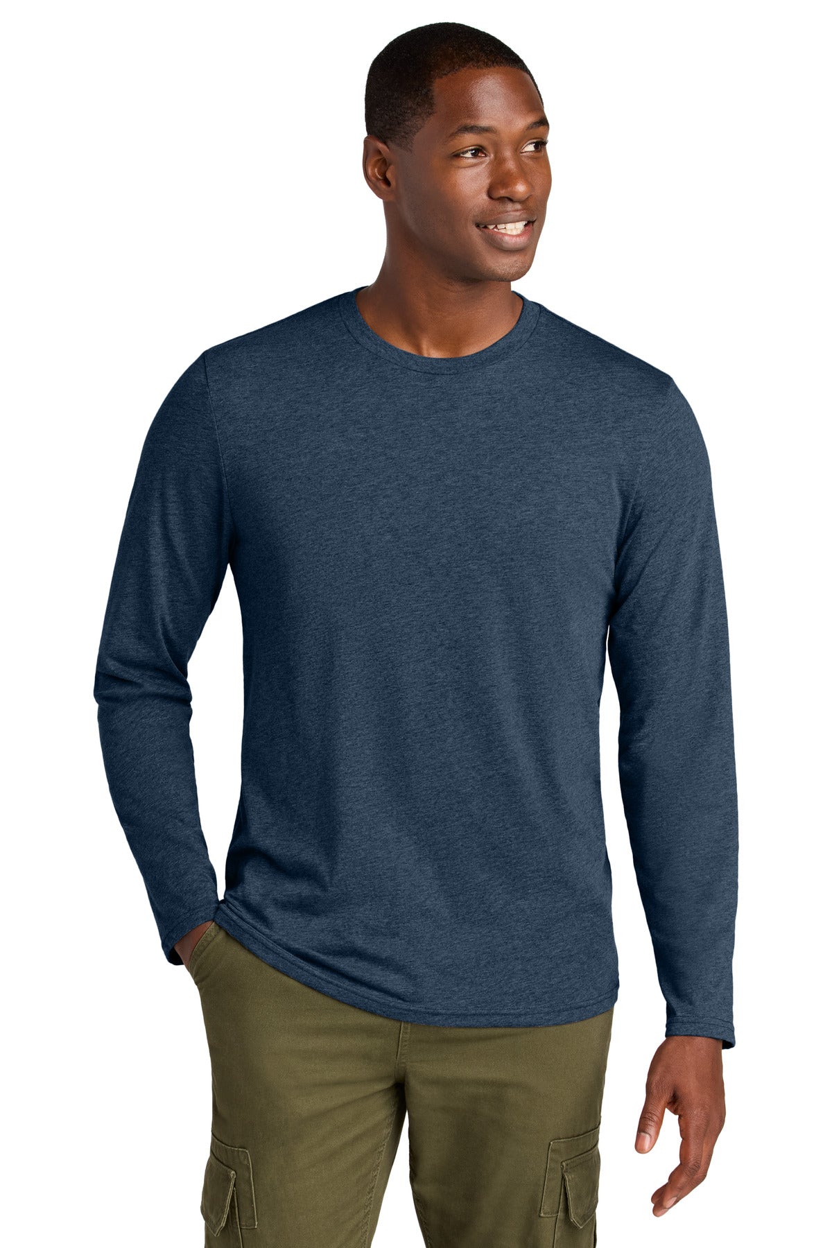 Heathered Navy