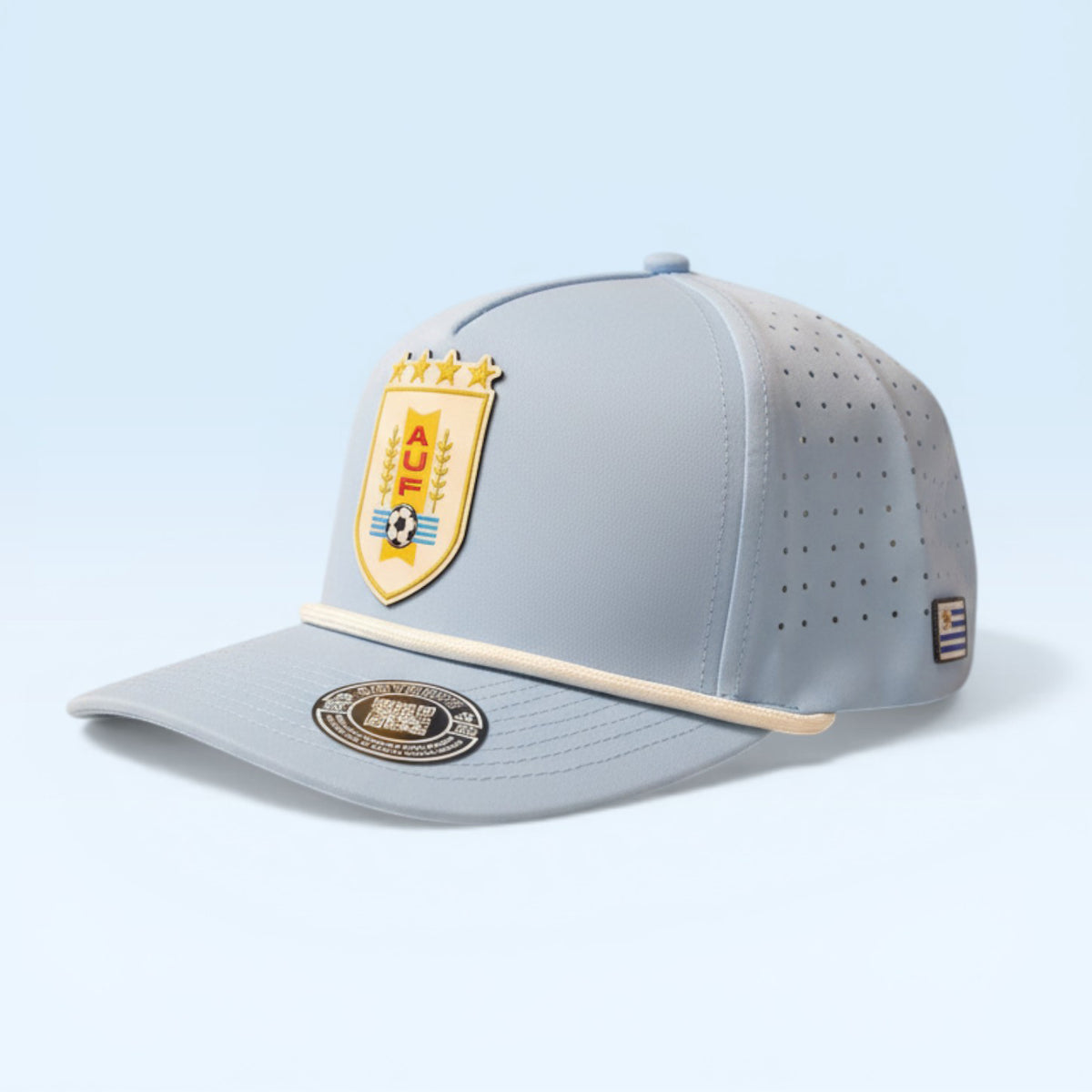 Uruguay World Cup 2026 3D Logo + Flag Hat