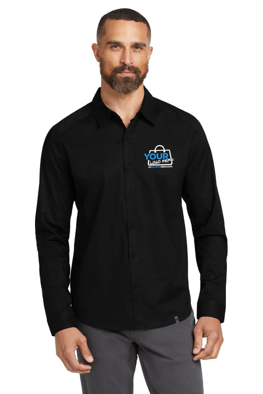 Custom logo OGIO ® Commuter Woven Shirt. OG1002 decoration preview