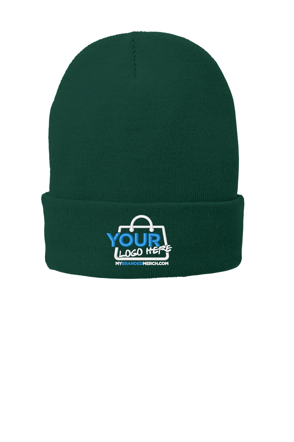 Custom logo Port Authority® Fleece-Lined Knit Cap. CP90L decoration preview