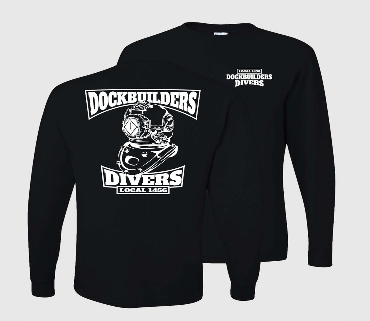 Dock Builders 1456 Divers Long Sleeve - Black