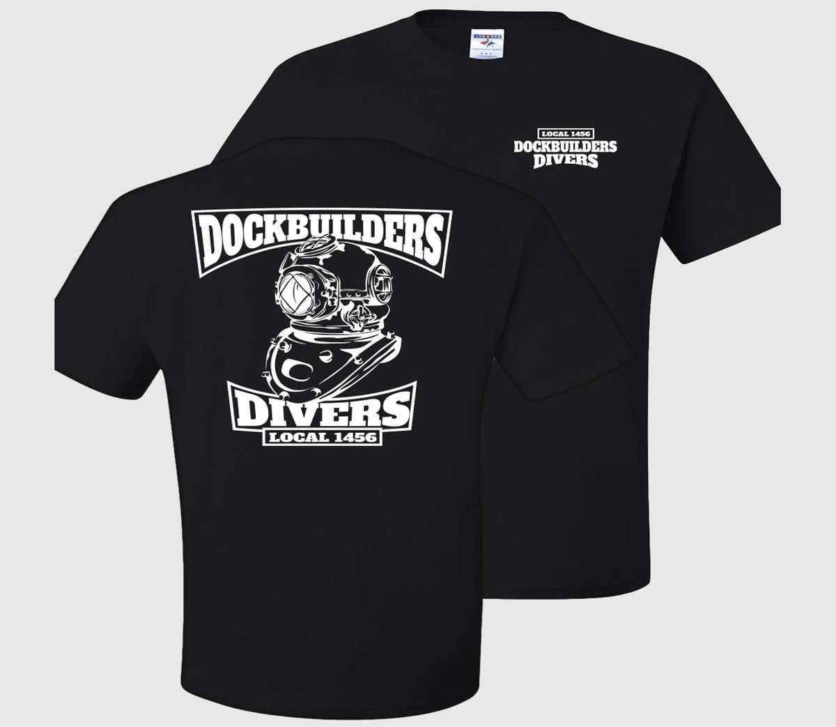 Dock Builders 1456 Divers T-Shirt - Black