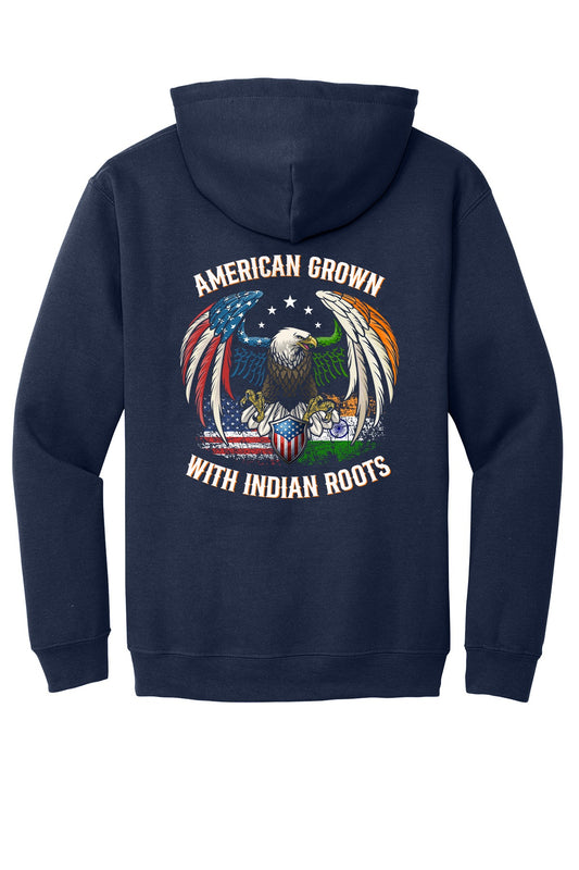 Indian Roots - Indian Officers Society Hoodie 18500 back design