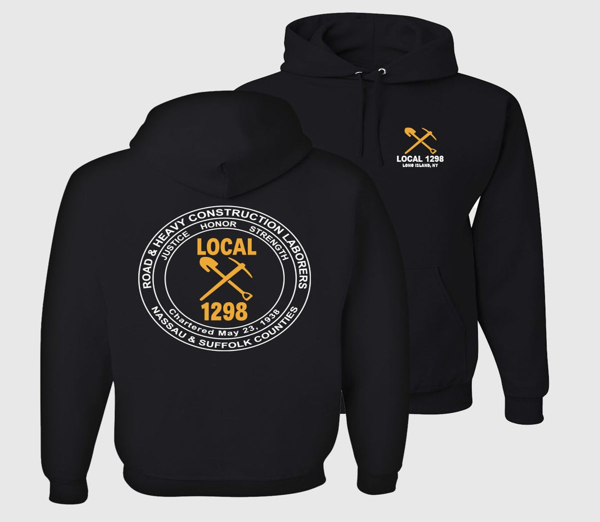Laborers Local 1298 Hoodie - Black