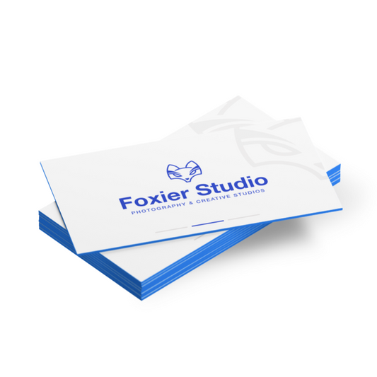Painted Edge Business Cards 32pt Uncoated